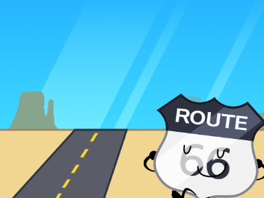 Route 66, Behind the Clouds