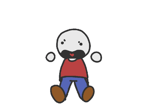 Animation of stickman