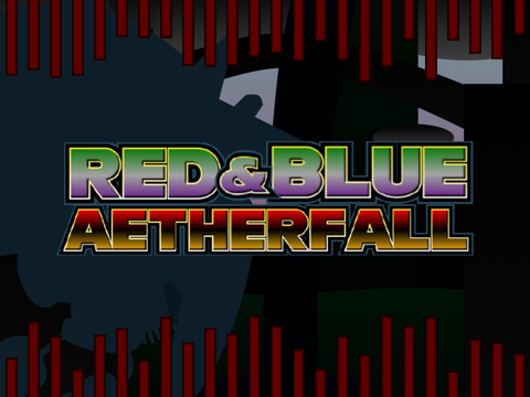 Village Falls - Red & Blue Aetherfall
