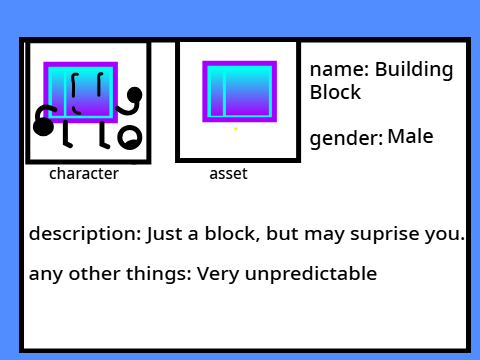 BUILDING BLOCK SHEET