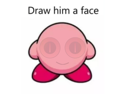 Remixed and gave kirby a face