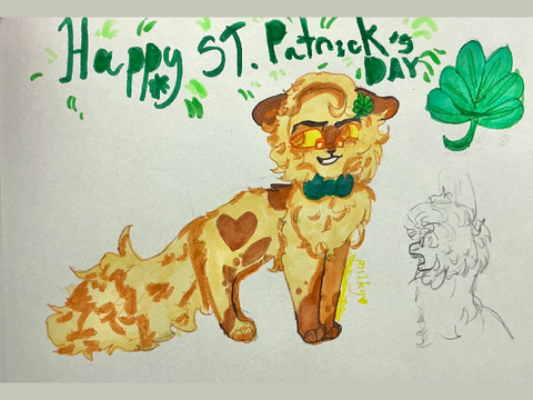 ST. Patrick’s day :) (lil art dump)