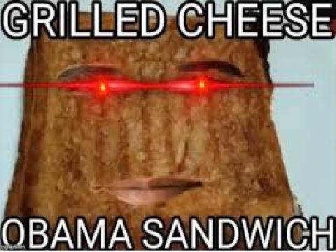 Grilled Cheese Obama Sandwich (forever loved) 