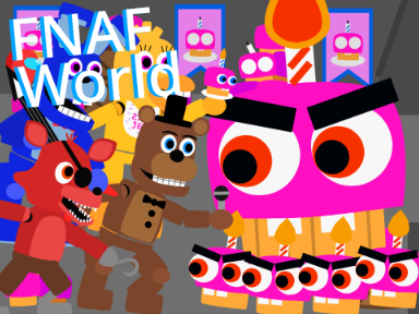 FNAF World: Cupcake Attack - Mirror Mode