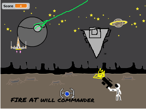 Star Wars SpaceShip Game