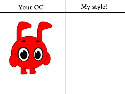 Drawing your oc in my style  remix