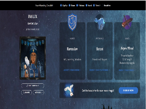 My harry pottah info