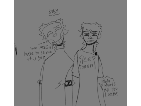 Art dump but I'm tired and wanna perish 