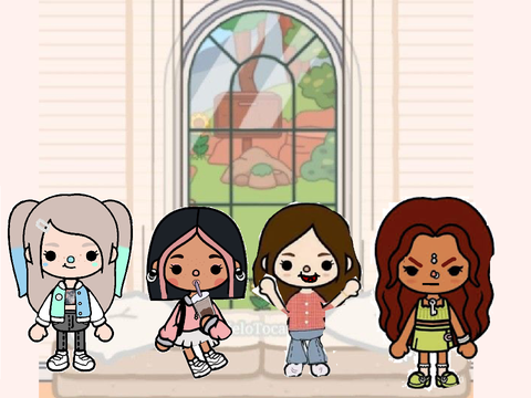 Toca Boca-Backdrops and Characters