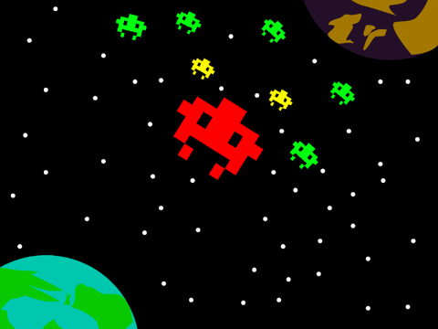 Space invaders V 1