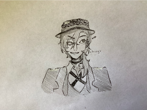 Rly bad chuuya drawing 