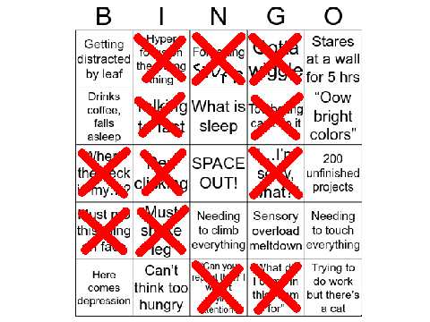 ADHD Bingo