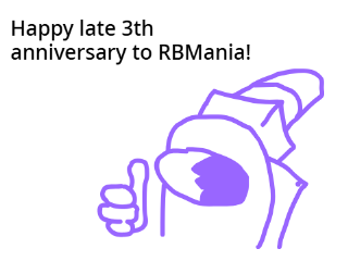 Happy late 3th anniversary RBMania
