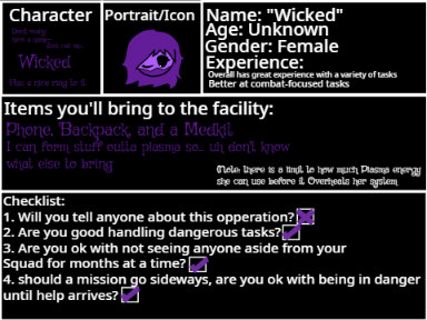 The Underwraps Expeditions Sign Up