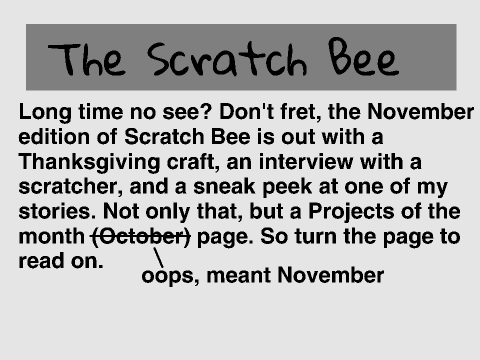 The Scratch Bee #9 