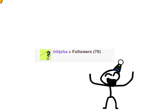 WE REACHED 70 FOLLOWS!