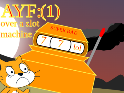 Add Yourself Fighting over a slot machine #2