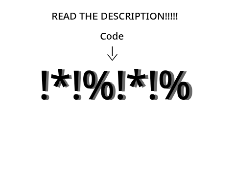 Guess The CODE!!!!!