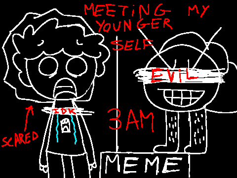 Meeting my younger self