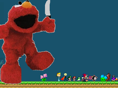 Add Yourself Running Away From Elmo remix 2
