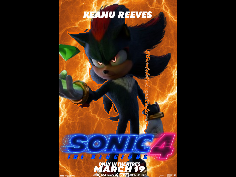 Sonic 4 Shadow Character Poster Concept