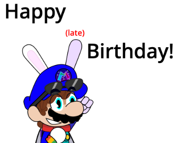 Happy (late) birthday Mariotime!