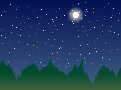 夜空試作