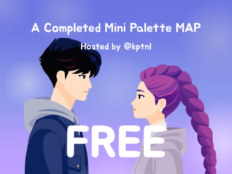 ♡ Free ●  A Mini Palette MAP ● TNE ♡