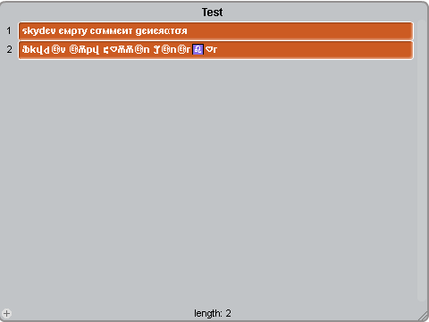 Empty Comment Test