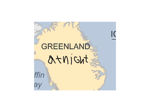 Greenland (at night)