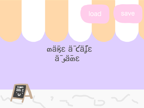 make a cafe | a game