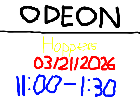 Trip to the ODEON Cinemas