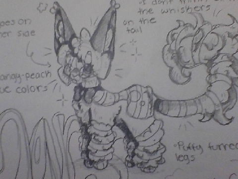 Blurry traditional sketch