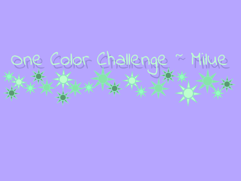 One Color Challenge