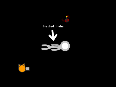 > He dies now