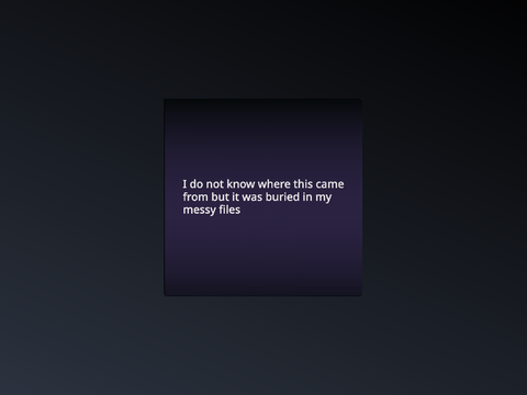 FØRT33N - I do not know where this came from but it was buried in my messy files