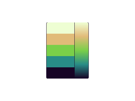 tropicilated color palette