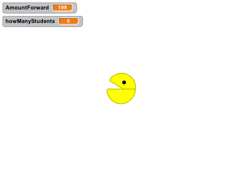 Pac Man with variables