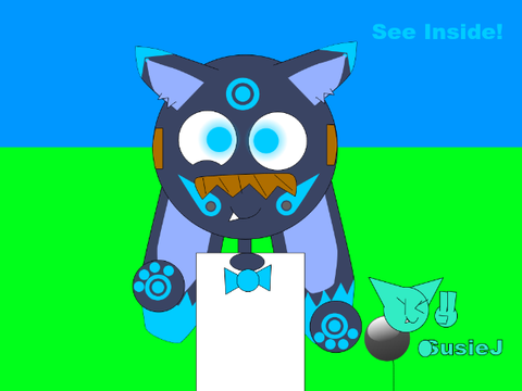 New OC: Ciicyl, The Dad-I-Fied Alien Kittydog