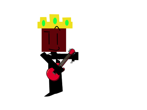 Playing guitar animation
