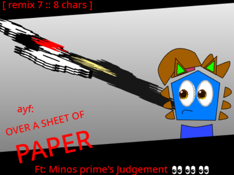 AYF: over a sheet of paper [R√49]