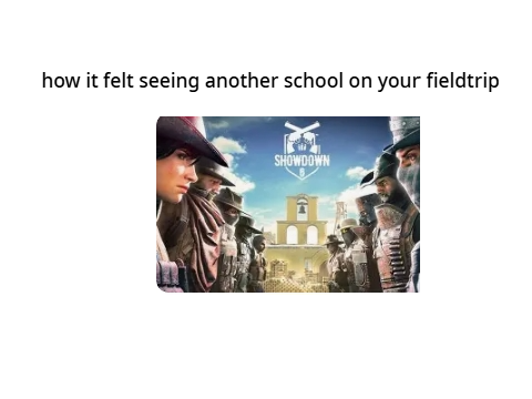 How it felt seeing another school at your field trip