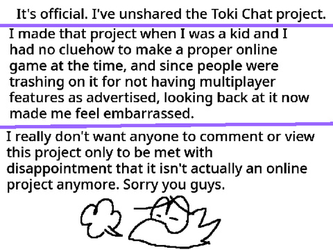 Toki Chat is no more