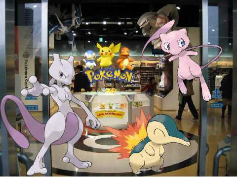 meanwhile in the pokemon centre...