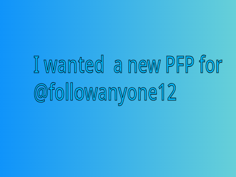 PFP contest for @followanyone12(open) (needs PG's)