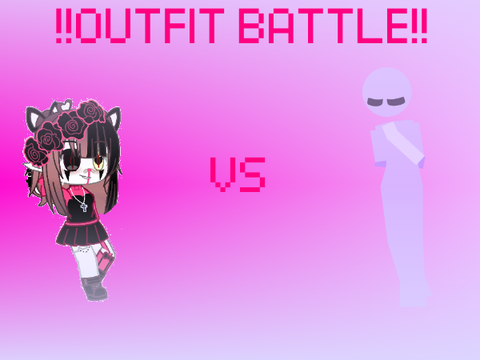  Outfit Battle! (Fake Collab❤️)