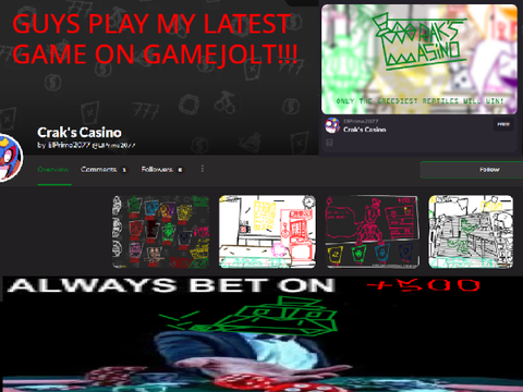 CRAK'S CASINO - PLAY NOW ON GAMEJOLT!!!