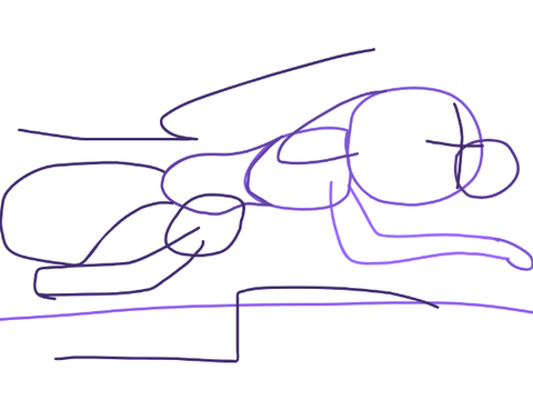 Running animation + process