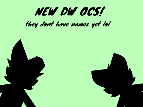 my new dandy's world ocs!