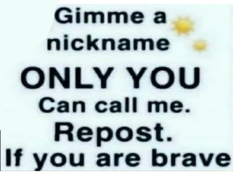 Gimme a nickname:3  remix remix